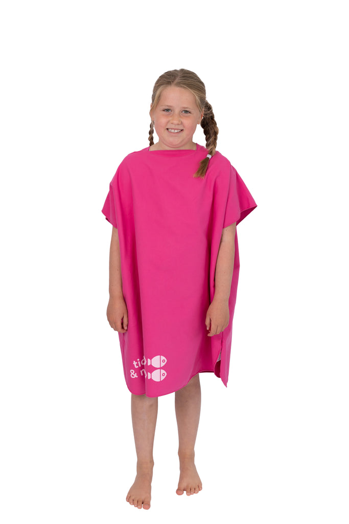 Large pink Hooded Towel