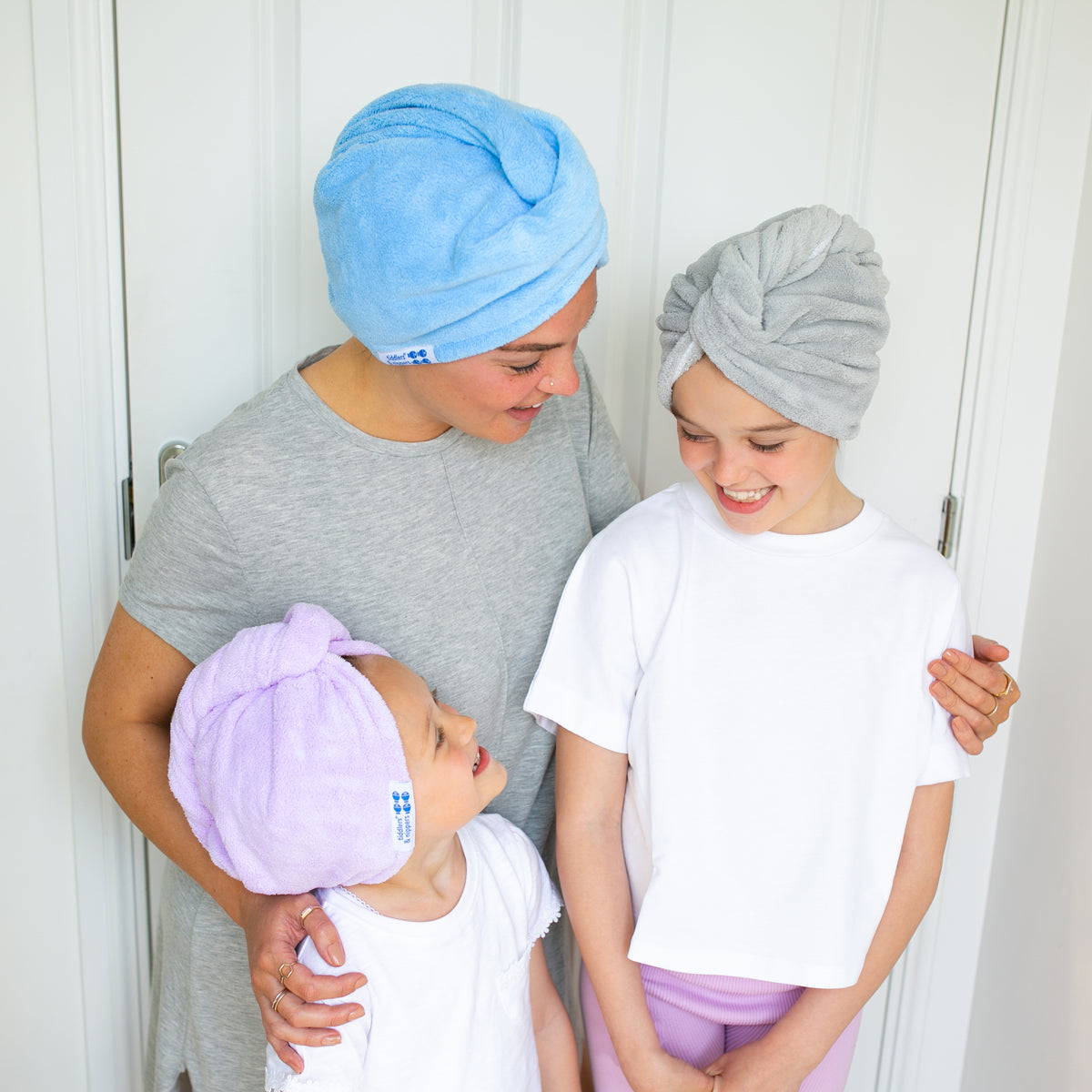 Turbante capelli in microfibra morbida verde