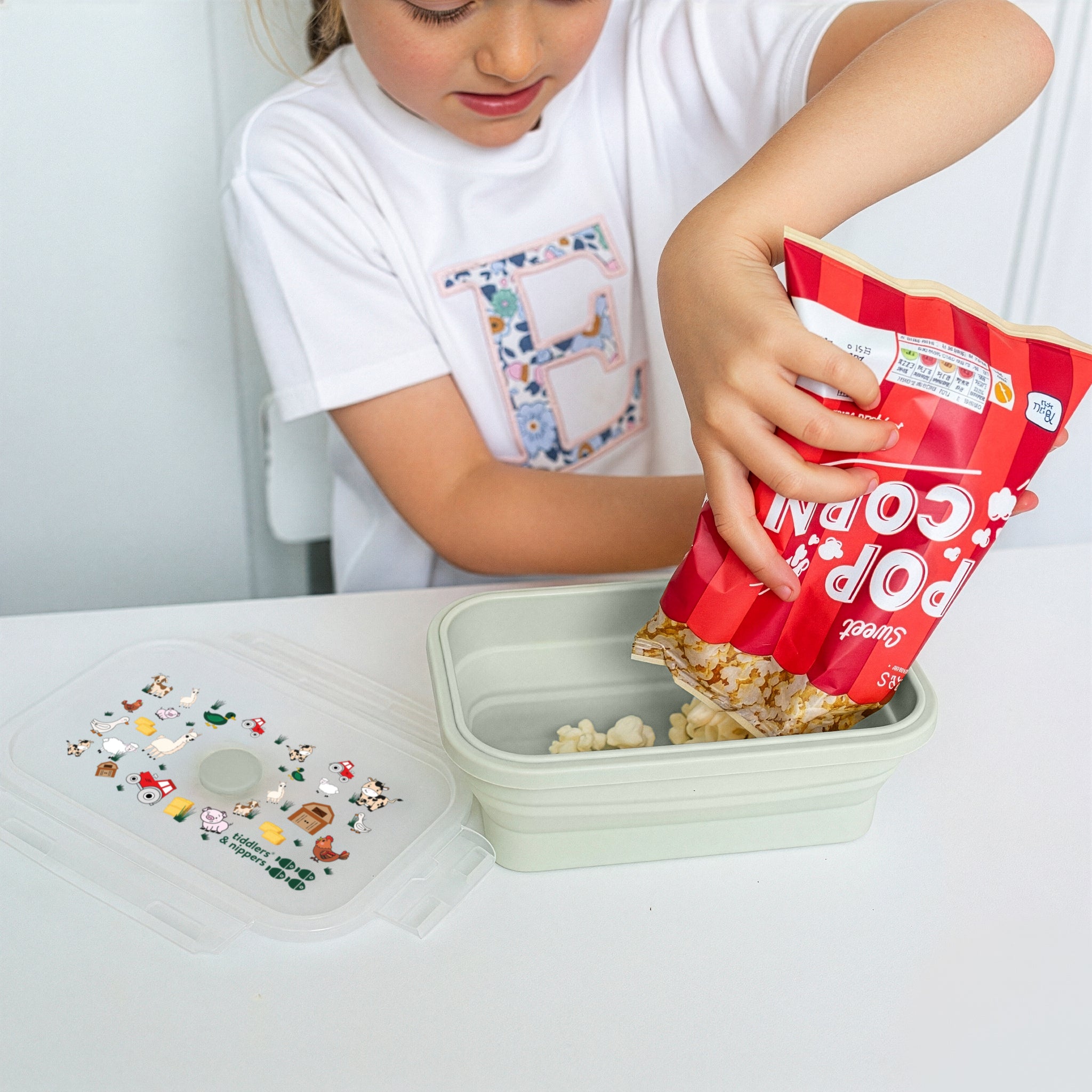 Silicone Collapsible Snack Box Leak-Proof Microwave, Freezer Safe