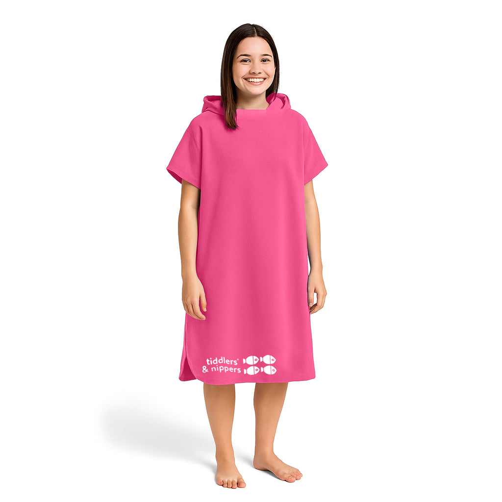 S/M Adult Pink Hooded Towel