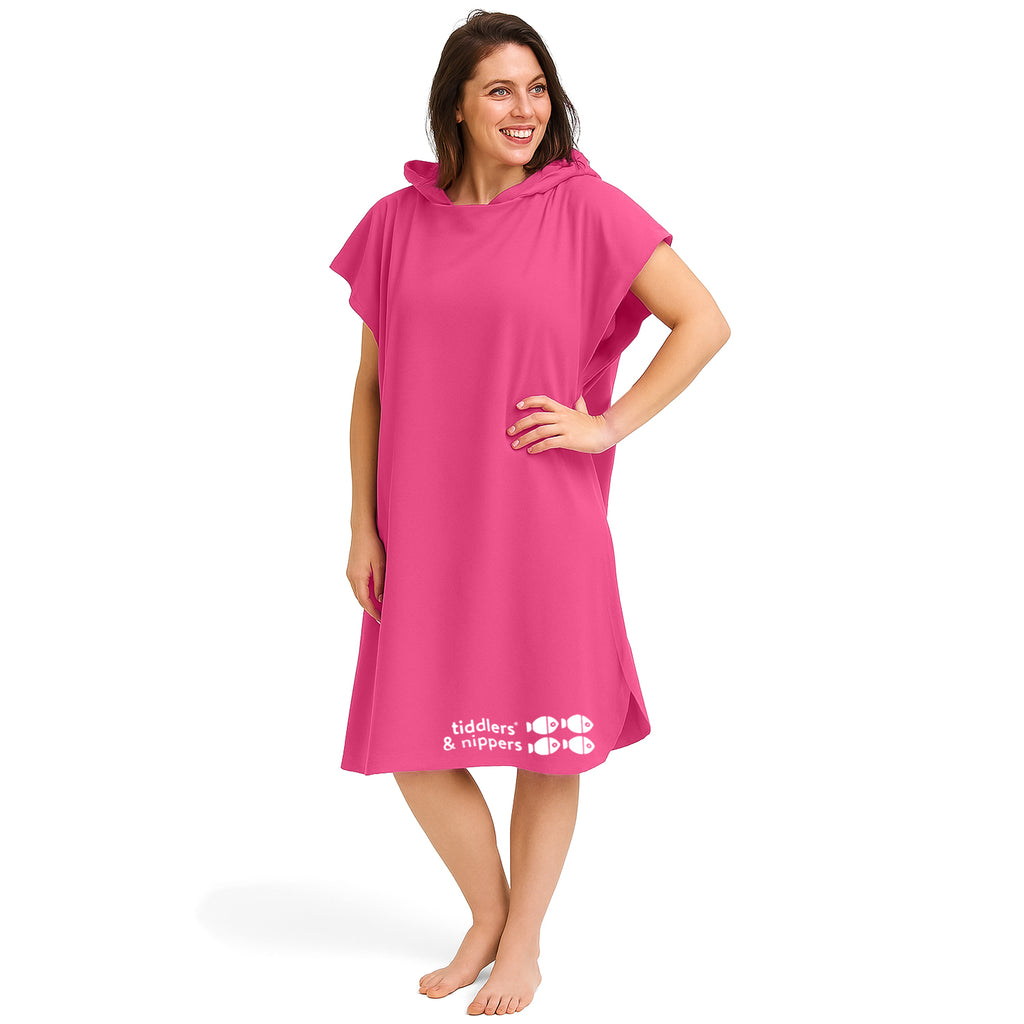 L/XL Adult Pink Hooded Towel