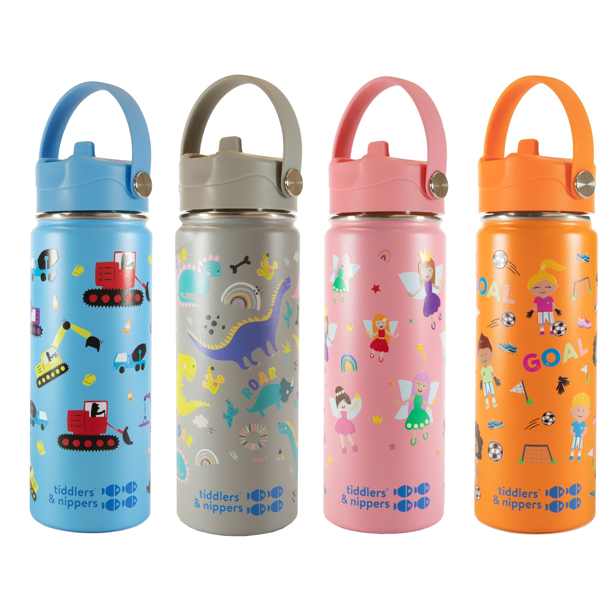 WATER BOTTLE Stainless Steel Insulated Double Wall Kids Reusable Water Bottle With Leakproof Straw 500ml