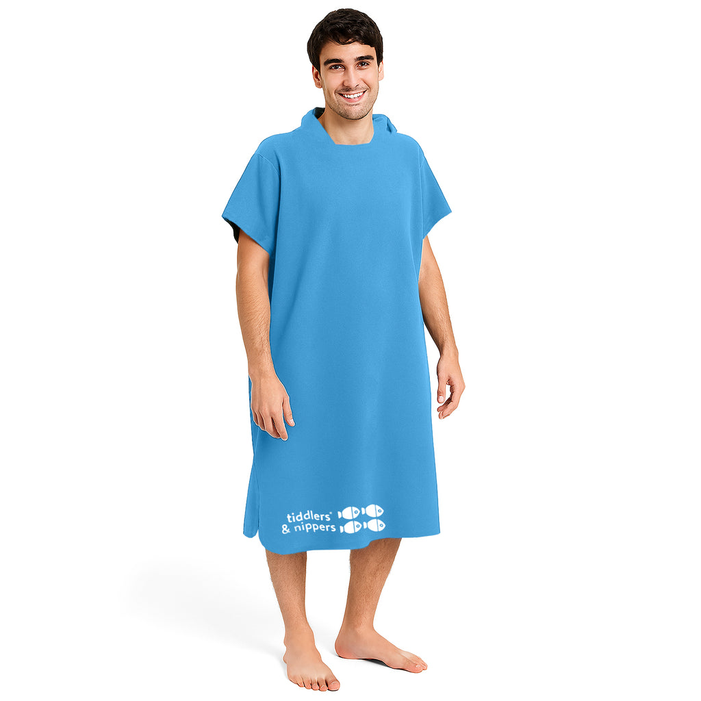 L/XL Adult Blue Hooded Towel