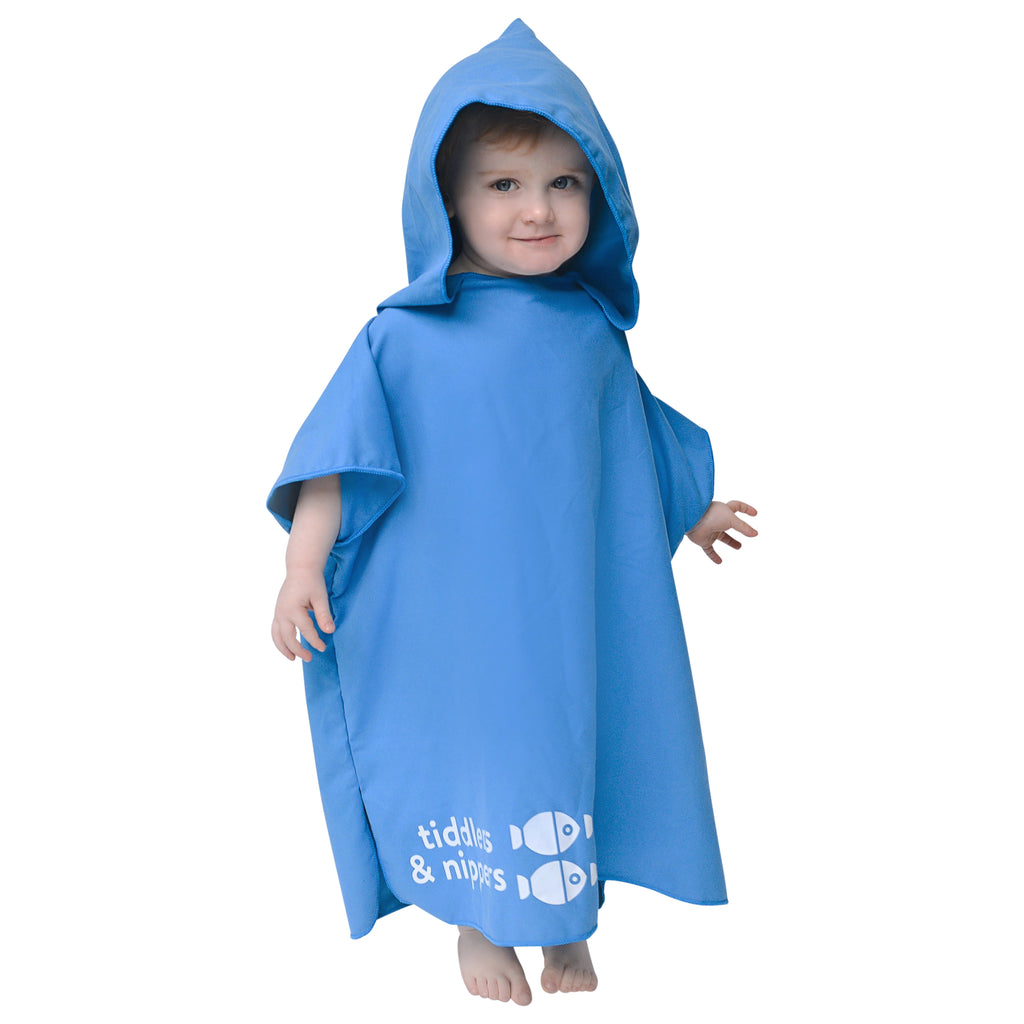 Small Blue Hooded Towel