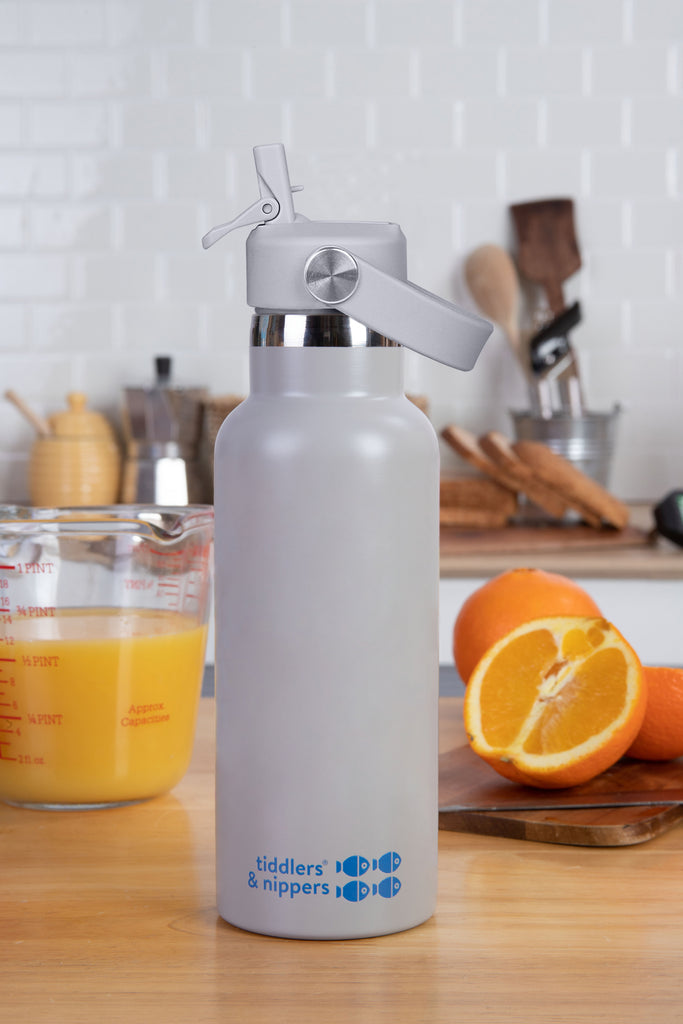 Stainless Steel Insulated Double Wall Bottle & Leakproof Straw 500ml –  Tiddlers & Nippers Ltd