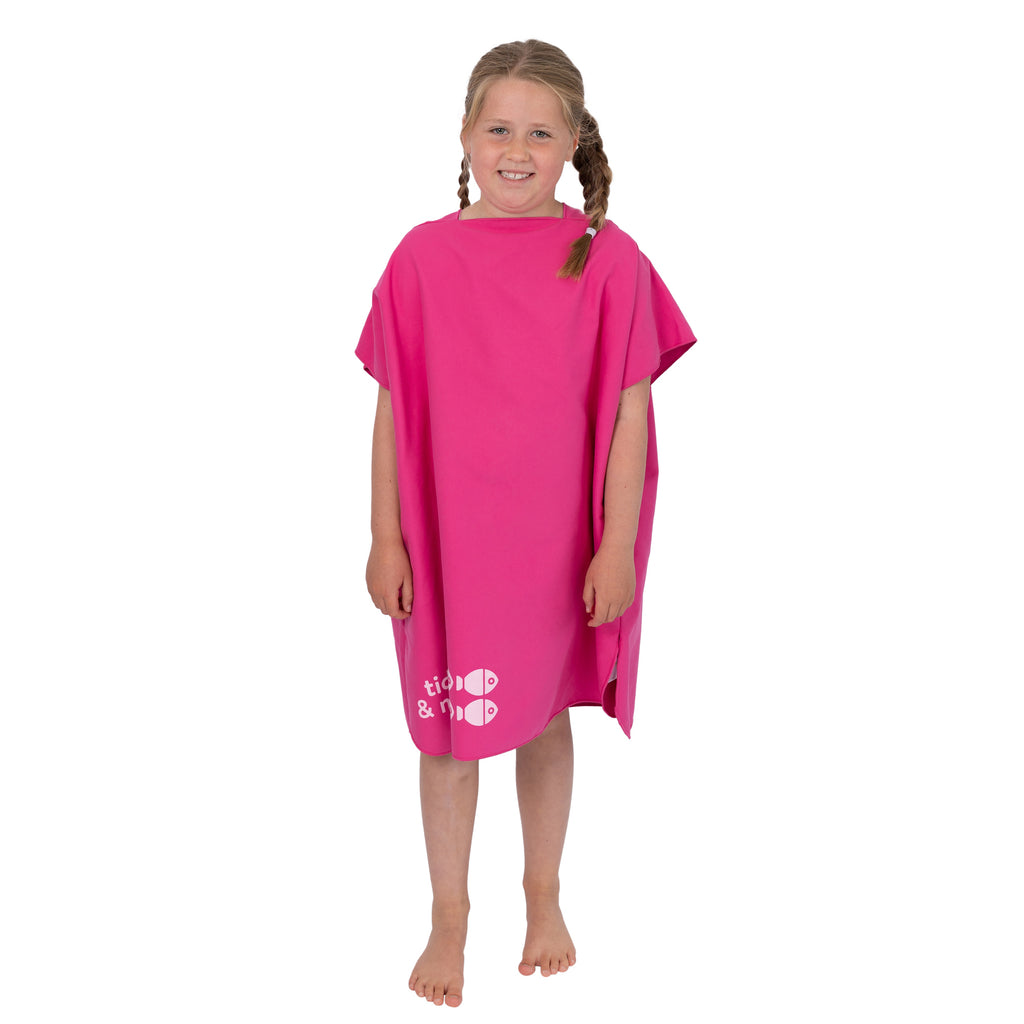 Large Pink Hooded Towel
