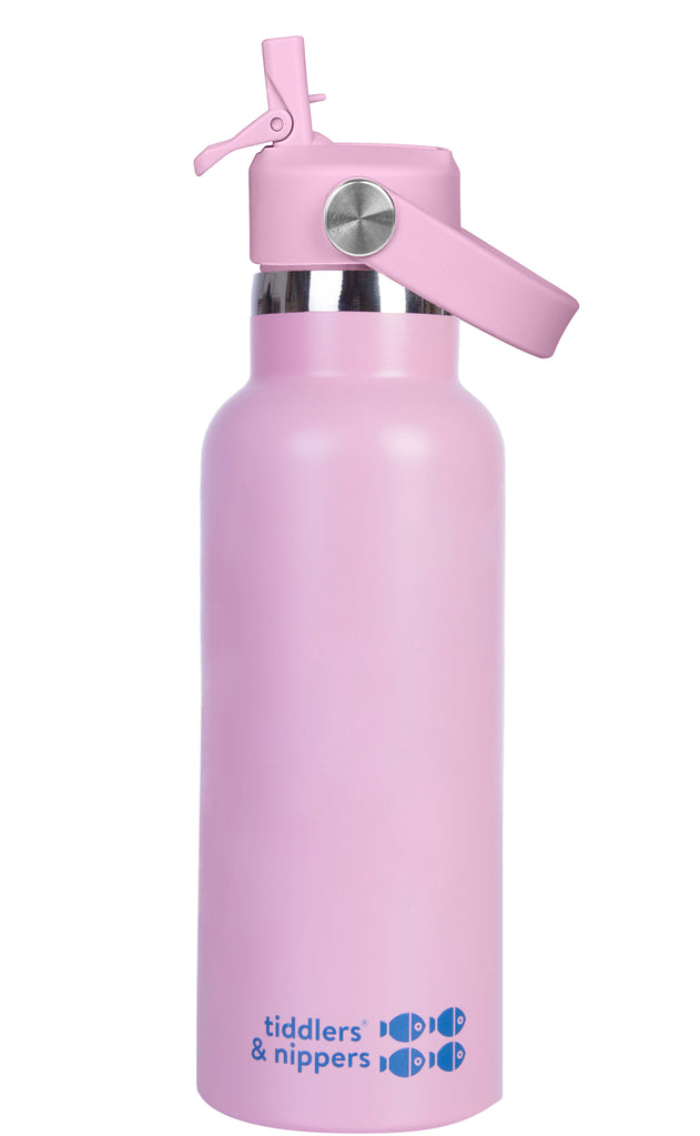 Stainless Steel Insulated Double Wall Bottle & Leakproof Straw 500ml –  Tiddlers & Nippers Ltd